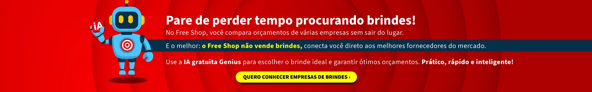 Encontre empresas de brindes