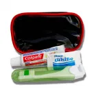 Kit higiene pessoal com pasta de dente, creme dental e fio dental - 1231147