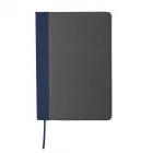 Caderno de anotações em couro reciclado para brindes - 2204109