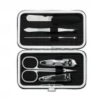 Kit manicure 6 peças em estojo de sintético