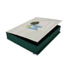 Caixa personalizada verde com impressão digital - 212929