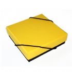 Caixa tampa amarela e fundo preto com elástico - 209414
