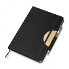 Caderno de anotações com suporte para caneta - 1964123