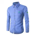 Camisa social azul