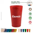 Copo Cancun 320ml fibra madeira vermelho green colors, feito com fibra de madeira e plástico PP, pigmentos orgânicos, resistente e reutilizável - 2160961