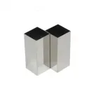 Porta canetas duplo personalizado a laser, confeccionado em aço inox - 177989
