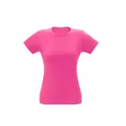 Camisetas Femininas 100% Algodão Penteado - rosa - 1514011