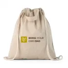 Sacola tipo mochila com algodão personalizado - 1702893