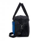 Bolsa Poliéster 33 Litros alça de mão e ombro -cor azul e preta- lateral com mosquetão para alça - 1535034