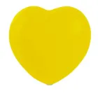 Bolinha anti-stress no formato de coração amarelo - 1028829