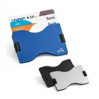 Porta-cartões personalizado em alumínio com tecnologia de bloqueio RFID - 1074367