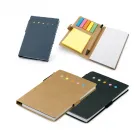 Caderno ecológico com adesivos: opções de cores - 1801666