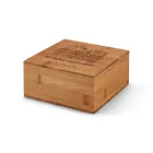  Caixa de chás em bambu personalizada - 1801641