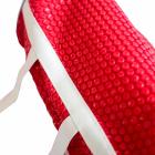 Bolsa esportiva de academia vermelha feita em plástico bolha - 1502386