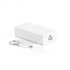 PowerBank na cor branco personalizado - 251455