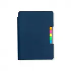 Caderno com autoadesivo azul - 1634321