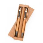 Kit ecológico caneta e lapiseira bambu - 851203