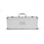 Kit churrasco com 6 peças em maleta de alumínio - 908814