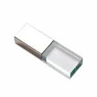 Pen drive 4Gb de vidro com tampa espelhada - 887008