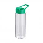 Squeeze Transparente Plástico 600ml - tampa verde - 1534319