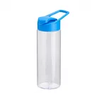 Squeeze Transparente Plástico 600ml - tampa azul - 1534321