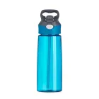 Squeeze plástico personalizado 650ml na cor azul com tampa cinza - 546720