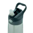 Squeeze plástico personalizado 650ml com tampa cinza com bico - 546721