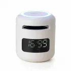 Caixa de Som Multimídia com Relógio Personalizada - branca - 1479787