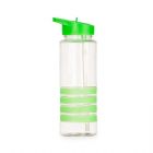 Squeeze plástico 700ml verde com bico de canudo - 195070