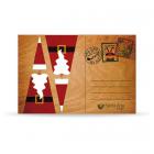 Cartão de Natal em madeira Wishes - 886815