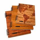 Caderno em madeira trio - 1449886