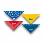 bandanas para o seu pet fabricadas em poliester ou 1/2 malha com aplicação do seu logo ou do seu evento - 1011987