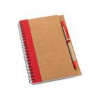 Caderno capa dura 60 folhas com caneta - 1012122