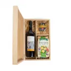 Caixa de vinho com aperitivos - 1935451