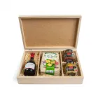 Kit Mini Vinho  Bruschetta e Bruschette Chips na caixa de MDF - 1859247