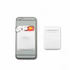 Adesivo Porta Cartão de Lycra para Celular - branco - 848765