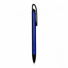 Caneta Semimetal na cor azul personalizada - 893356