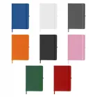 Caderneta Emborrachada com Porta Caneta 14092sn - opções de cores - 1783171
