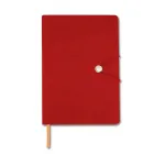 Caderneta vermelha com Fecho de Pino - 1526550