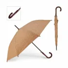 Guarda-chuva Cortiça com haste e pega de madeira  - 1070439