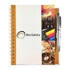 Caderno com suporte para caneta - 184192