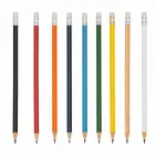 Lápis resinado em várias cores com borracha - 186796