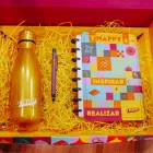 Kit Boas Vindas G - Caderno, Caneta, Garrafa, Camiseta, MousePad - 2203075