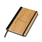 Caderno de Anotações em Bambu e PU