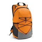 Mochila laranja com tela nos bolsos - 1174849