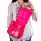 Necessaire travel bag com bolso de tela ambos com zíper  - 431576