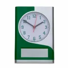 Relógio de parede com detalhes em verde - 669052