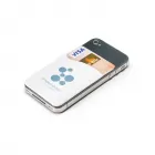Porta cartões para smartphone em PVC com autocolante - 419672