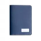 Porta Passaporte sintético na cor azul  - 419708