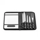 Kit Churrasco Aço Inox E Tábua - 888493